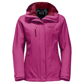 Winter Coat Jack Wolfskin Women Troposphere Fuchsia
