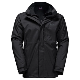 Ski- Jacke Jack Wolfskin Black Range 3-in-1 Schwarz Herren
