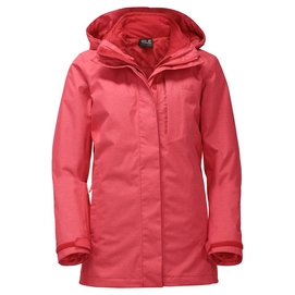 Ski Jacket Jack Wolfskin Viking Sky Women Hibiscus Red