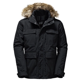 Winter Jacket Jack Wolfskin Point Barrow Black Outdoorsupply