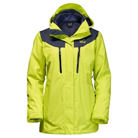 Winterjacke Jack Wolfskin Jasper 3In1 Women Bright Absinth Damen