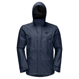 Jacket Jack Wolfskin Rocky Forest Leaf Night Blue
