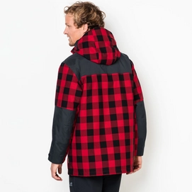 Jas Jack Wolfskin Men Timberwolf Ruby Red Check