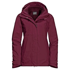 Jacke Jack Wolfskin Echo Pass Garnet Red Damen
