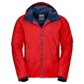 Ski Jacket Jack Wolfskin Men Exolight Base Fiery Red