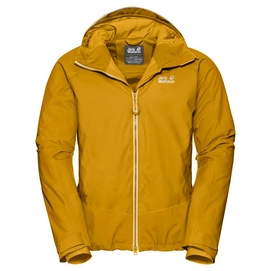 Ski Jacket Jack Wolfskin Men Exolight Base Golden Yellow