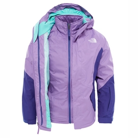 Ski Jacket The North Face Girls Kira Triclimate Bellflower Purple