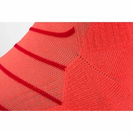 Fietssok Sealskinz Unisex Classic Tall Sock Coral Red White