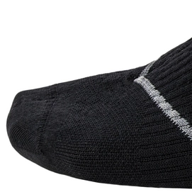 Fietssok Sealskinz Unisex Super Thin Pro Mid sock with Hydrostop Black Grey