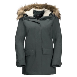 Jacket Jack Wolfskin Women Helsinki Greenish Grey