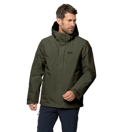 Jas Jack Wolfskin Men Gotland 3In1 Dark Moss