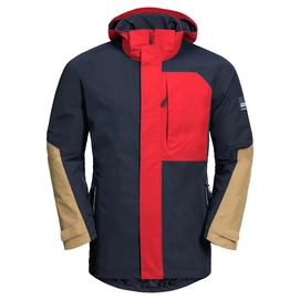 Jacke Jack Wolfskin 365 Exposure Night Blue Peak Red Herren