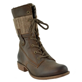 JJ Footwear Austin Bruin Enkellaars Voetbreedte H
