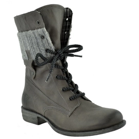 JJ Footwear Austin Grijs Enkellaars Voetbreedte H