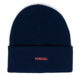 Muts Herschel Supply Co. Elmer ID Peacoat Hot Coral