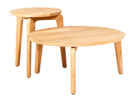 Loungetafel Suns Termoli Natural Teak 42 x 45 cm