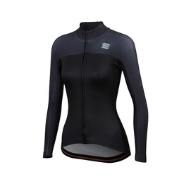 Fietsshirt Sportful Women Bodyfit Pro Thermal Jersey Black Anthracite