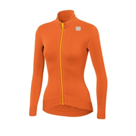 Fietsshirt Sportful Women Monocrom Thermal Jersey Orange SDR