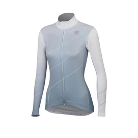 Fahrradshirt Sportful Shade Long Sleeve Jersey White Cement Damen-S