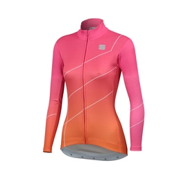 Fietsshirt Sportful Women Shade Long Sleeve Jersey Bubblegum Orange SDR