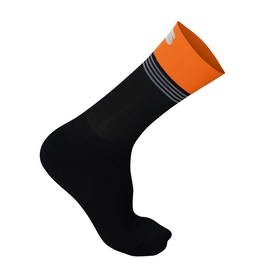 Fietssok Sportful Men Arctic 18 Sock Black Orange SDR