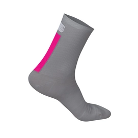 Fietssok Sportful Men Wool 16 sock Alaska Grey Bubble Gum