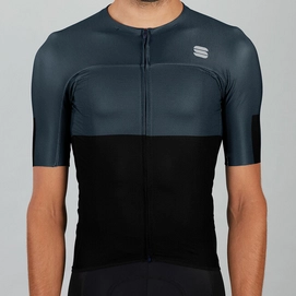Fietsshirt Sportful Men Bodyfit Pro Light Jersey Black Anthracite