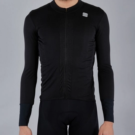 Maillot de Cyclisme Sportful Men Strike Long Sleeve Jersey Black White