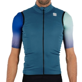 Fahrradjacke Sportful Fiandre Light No Rain Vest Blue Sea Herren