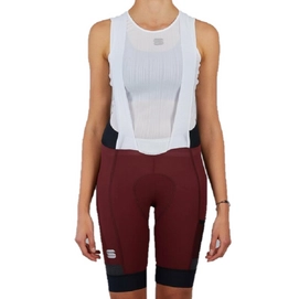 Fahrradhose Sportful Supergiara Bibshort Red Wine Damen