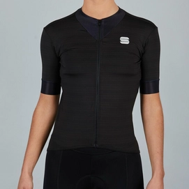 Fahrradshirt Sportful Kelly Short Sleeve Jersey Black Damen-L
