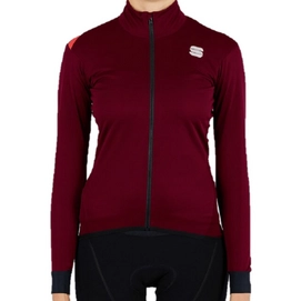 Veste de Cyclisme Sportful Women Fiandre Light Norain Jacket Red Wine-XS