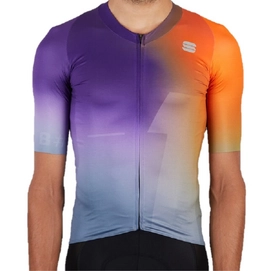 Fahrradtrikot Sportful Bomber Jersey Orange Violet Herren