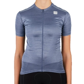 Fahrradshirt Sportful Supergiara Jersey Blue Sea Damen