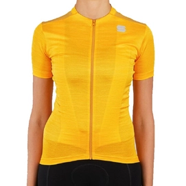 Fahrradshirt Sportful Supergiara Jersey Yellow Damen
