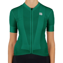 Maillot de Cyclisme Sportful Women Monocrom Jersey Green Bottle-S
