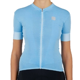 Fahrradshirt Sportful Monocrom Jersy Blue Sky Damen