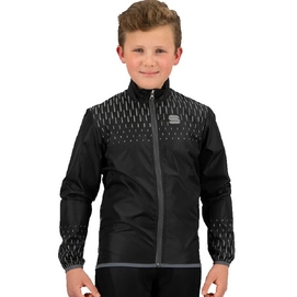 Fahrradjacke Sportful Reflex Jacket Black Kinder