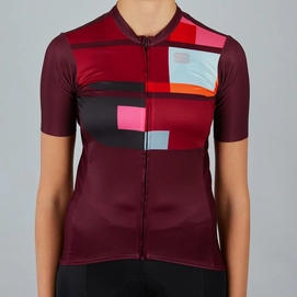 Maillot de Cyclisme Sportful Women Idea Jersey Red Wine