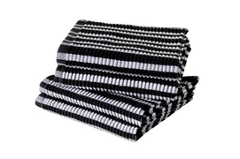 Vaatdoek Jorzolino Black White (set van 3)