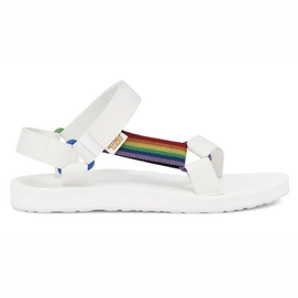 Teva Original Universal White Rainbow Damen-Schuhgröße 41