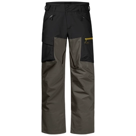 Ski Trousers Bergans Men Hafslo Ins GreenMud Solid Charcoal Waxed Yellow