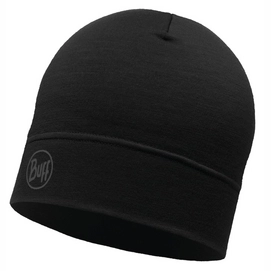 Mütze Buff Lightweight Merino Solid Black