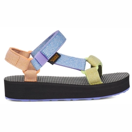 Sandals Teva Kids Midform Universal Metallic Metallic Lilac Multi-Shoe size 28