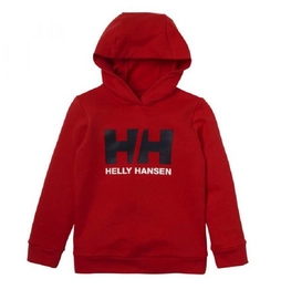 Pull à Capuche Helly Hansen Enfant HH Logo Alert Red