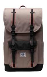 Rucksack Herschel Little America Taupe Gray Black Shell Pink 30L