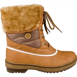 Snow Boots Winter-Grip Senior Furtop Lumberjack Beige-Shoe Size 3