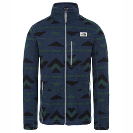 Vest The North Face Men Gordon Lyons Full Zip Blue Wing Teal California Geo Stripes Print