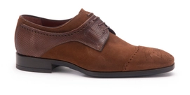 Anzugschuh Greve Ribolla Fango Velvet + Passender Gürtel