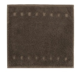 Face Towels Vossen Country Style Slate Grey (set of 6)